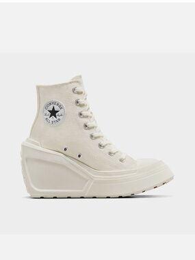 NWOT Converse Chuck 70 De Luxe White Wedge Platform Shoes Size 9